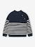 Pull fille écru+marine 4 - vertbaudet enfant 