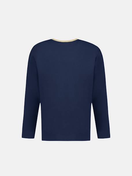T-shirt manches longues en jersey de coton graphique Blue 2 - vertbaudet enfant 