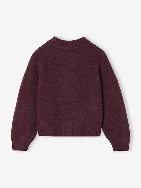 Pull uni prune+rose 2 - vertbaudet enfant 