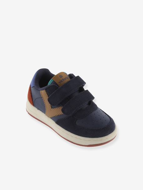 Baskets Tiempo à tiras marine 1 - vertbaudet enfant 