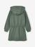 Robe courte à capuche fille gris chiné+marine+vert 12 - vertbaudet enfant 