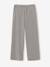 Pantalon tailoring fille gris chiné+marine 2 - vertbaudet enfant 