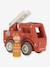 Camion pompier en bois rouge 2 - vertbaudet enfant 