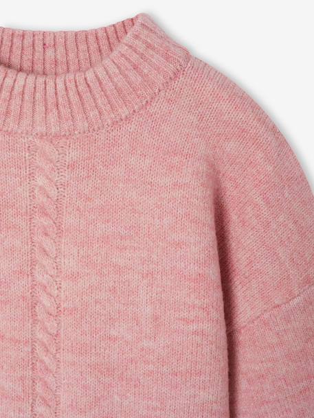 Pull uni prune+rose 6 - vertbaudet enfant 