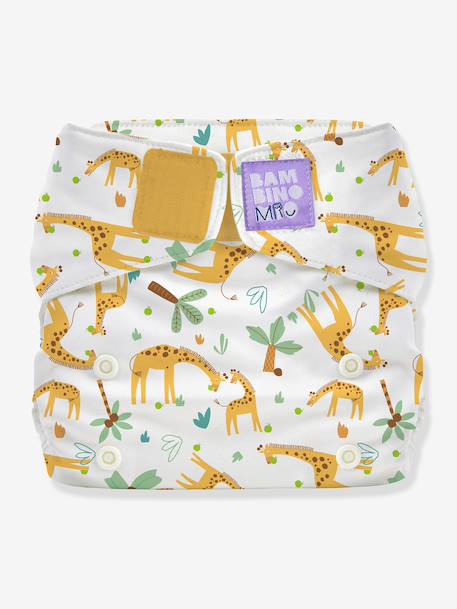 Miosolo couche tout en un blanc+rose+vert 1 - vertbaudet enfant 