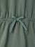 Robe courte à capuche fille gris chiné+marine+vert 14 - vertbaudet enfant 