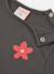 T-shirt fille maille imprimé fleurs Gris 3 - vertbaudet enfant 