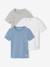Lot de 3 T-shirts manches courtes bleu ciel 1 - vertbaudet enfant 