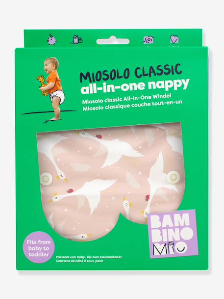 Miosolo couche tout en un blanc+rose+vert 4 - vertbaudet enfant 