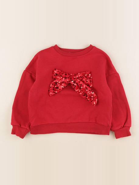 Sweat - 4 ans Rouge 1 - vertbaudet enfant 