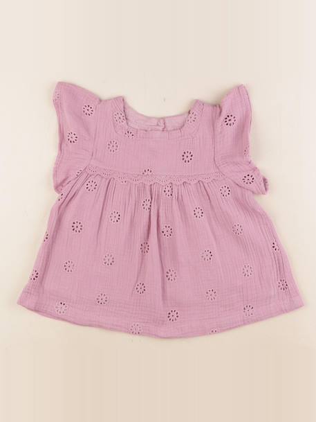 Blouse - 5 ans Violet 1 - vertbaudet enfant 