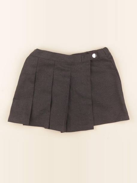 Jupe short - 7 ans Taupe 1 - vertbaudet enfant 