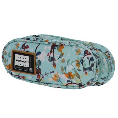 Fille-Accessoires-Fourniture scolaire-Trousse à crayons rectangulaire zippée head – 2 compartiments 22 cm