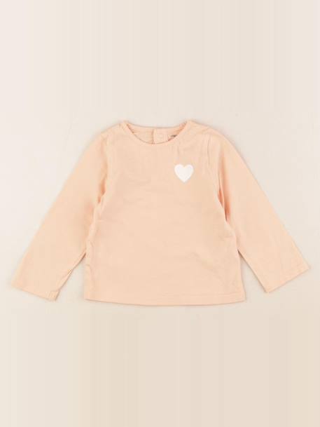 Tee-shirt - 12 mois Orange 1 - vertbaudet enfant 