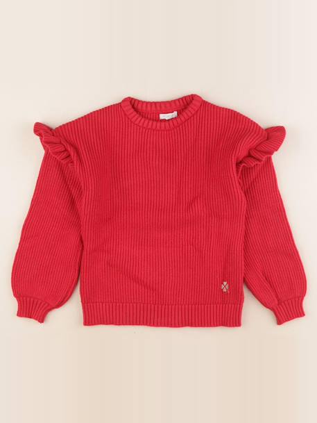 Pull - 8 ans Rouge 1 - vertbaudet enfant 
