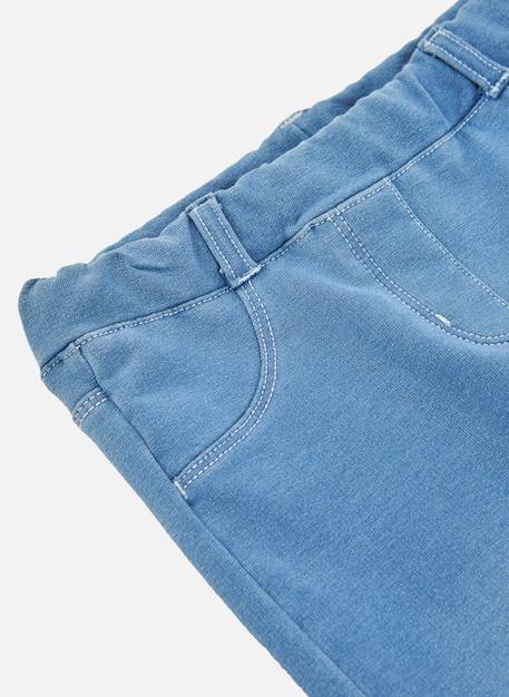 Pantalon fille denim Bleu 3 - vertbaudet enfant 
