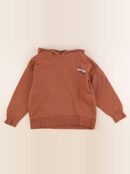 Sweat - 8 ans Marron 1 - vertbaudet enfant 