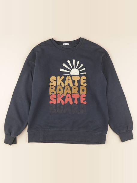 Sweat - 14 ans Noir 1 - vertbaudet enfant 