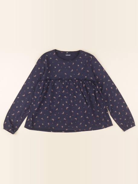 Tee-shirt - 12 ans Bleu 1 - vertbaudet enfant 