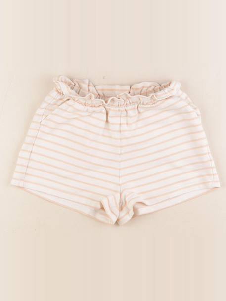 Short - 8 ans Beige, orange 1 - vertbaudet enfant 