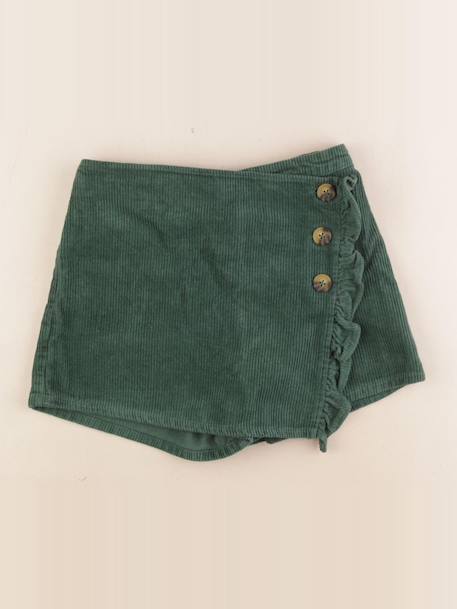 Jupe short - 10 ans Vert 1 - vertbaudet enfant 