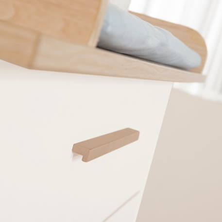 Commode à langer 'Noah' avec tiroirs – convertible Blanc - Chêne Tristan 5 - vertbaudet enfant 