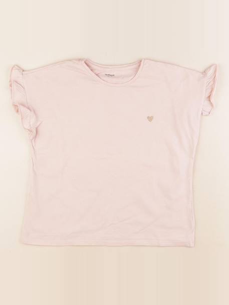 Tee-shirt - 12 ans Rose 1 - vertbaudet enfant 