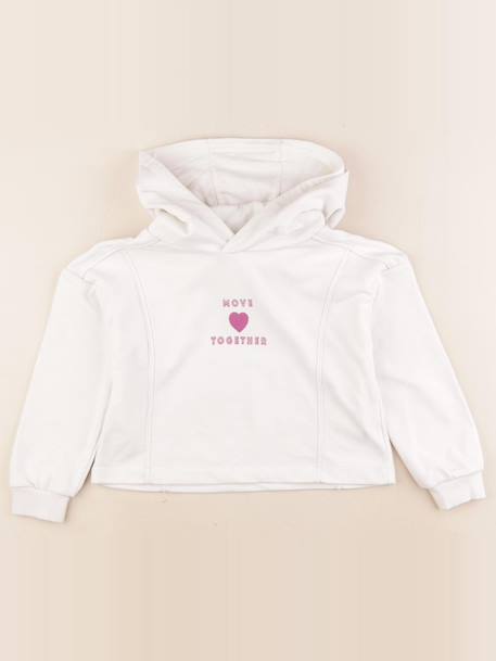 Sweat - 5 ans Blanc 1 - vertbaudet enfant 