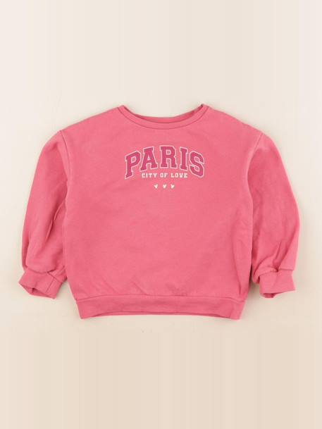 Sweat - 4 ans Rose 1 - vertbaudet enfant 