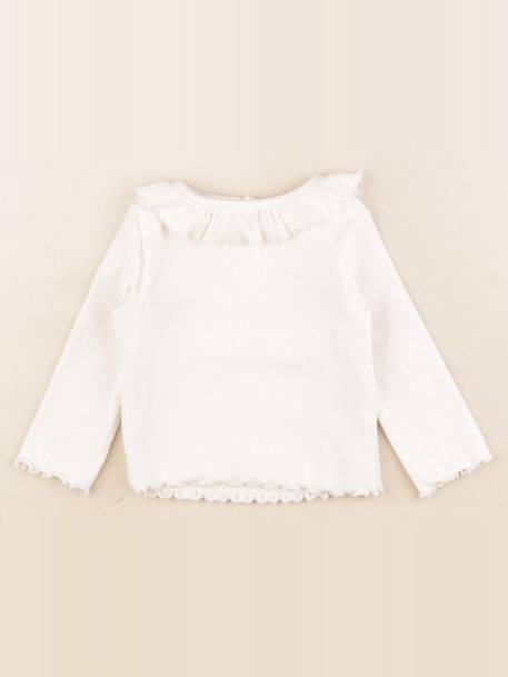 Tee-shirt - 6 mois Blanc 1 - vertbaudet enfant 