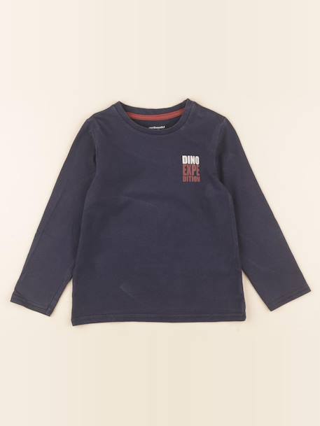 Tee-shirt - 5 ans Bleu 1 - vertbaudet enfant 