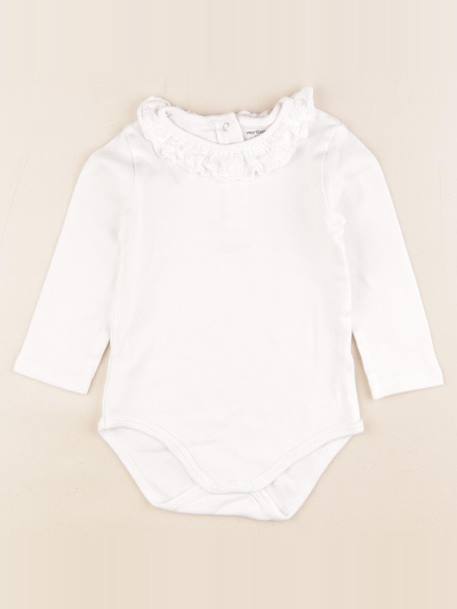 Body à col - 24 mois Blanc 1 - vertbaudet enfant 