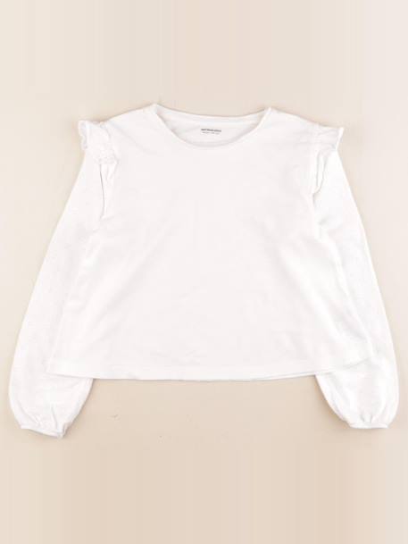Tee-shirt - 6 ans Blanc 1 - vertbaudet enfant 