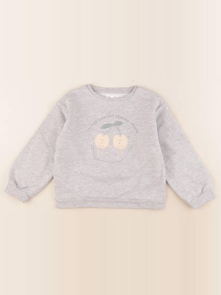 Sweat - 6 ans Gris 1 - vertbaudet enfant 