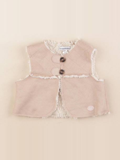 Gilet - 6 mois Beige 1 - vertbaudet enfant 