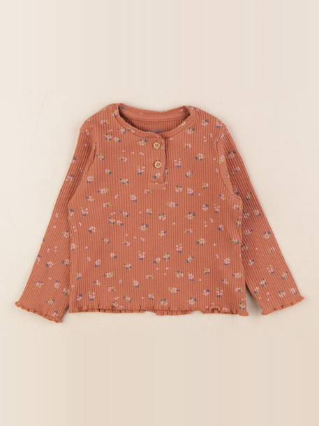 Tee-shirt - 9 mois Marron 1 - vertbaudet enfant 