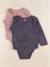 Lot de 2 bodies en coton - 24 mois Gris, rouge 1 - vertbaudet enfant 
