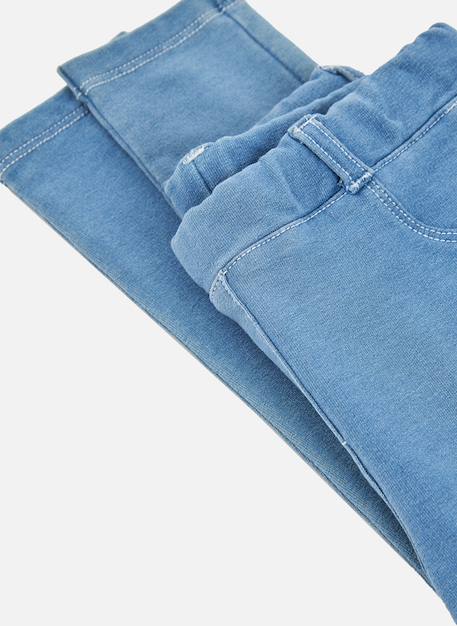 Pantalon fille denim Bleu 4 - vertbaudet enfant 