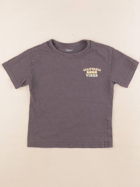 Tee-shirt - 6 ans Gris 1 - vertbaudet enfant 