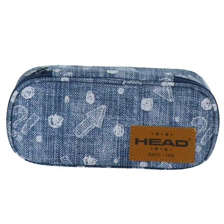 Fille-Accessoires-Fourniture scolaire-Trousse rectangulaire head box 22 cm - 2 cpt (modèle 6)