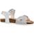 Sandales fille modèle j adriel Argent c1007 5 - vertbaudet enfant 