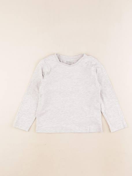 Tee-shirt - 4 ans Gris 1 - vertbaudet enfant 