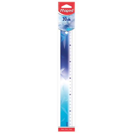 Règle scolaire 30cm arctic vibes Bleu 1 - vertbaudet enfant 