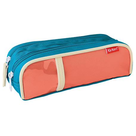 Fille-Accessoires-Fourniture scolaire-Trousse rectangulaire kickers girl 22 cm 2 compartiments
