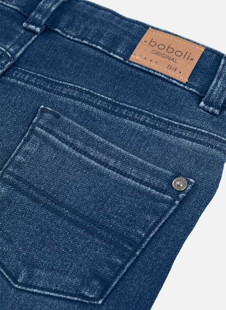 Pantalon garçon denim élastique Bleu 4 - vertbaudet enfant 