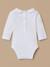 Body col brodé bébé Blanc casse 2 - vertbaudet enfant 