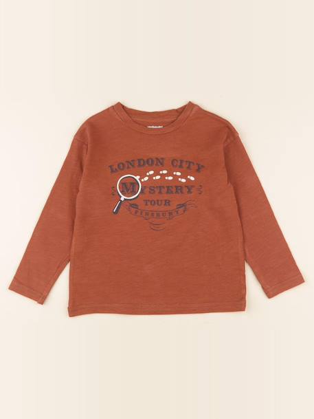 Tee-shirt - 5 ans Marron 1 - vertbaudet enfant 