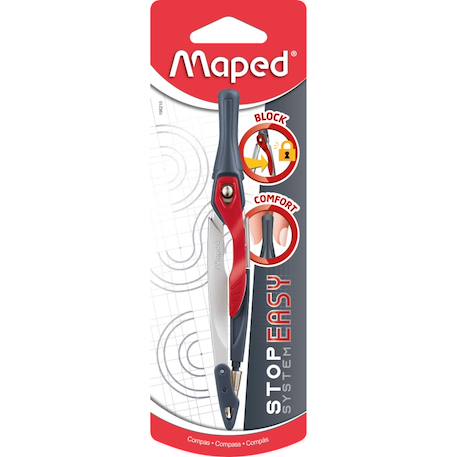 Fille-Accessoires-Fourniture scolaire-Compas stop system