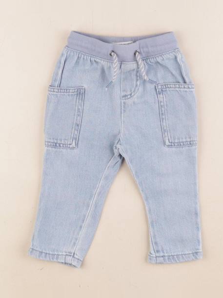 Jean - 6 mois Bleu 1 - vertbaudet enfant 
