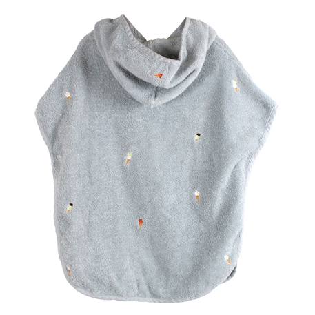 Poncho de plage en coton Bleu+Rose 2 - vertbaudet enfant 